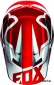 Козырек к шлему Fox V1 Race Helmet Visor Red