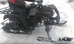 Зимний комплект гусеница с лыжами для квадроциклов 150-200куб Зимний комплект гусеница с лыжами для квадроциклов 150-200куб