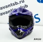 Шлем кроссовый Avantis Tattoo, Синий