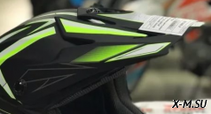 Козырек для шлема ATAKI SC-15 чёрный/Hi-Viz жёлтый матовый