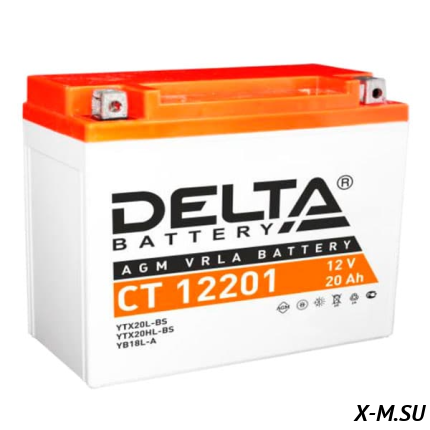 Аккумуляторная батарея 12V20Ah 180/87/153 Delta