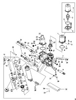 Компоненты силовой отделки 4-Х ТАКТНОГО ПЛМ MERCURY 135 Серийный номер от 1B517159 и выше