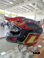 Шлем кроссовый HETOSHI UFD XD1-2 цв. Черно-бело-красный р. M 