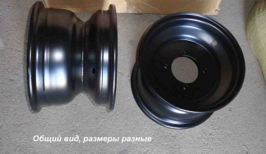 Диск 10 передний,черный,BEORN,"Avenger", штампованный SCOUT для ATV