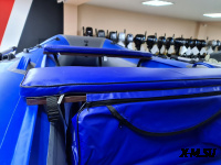 Комплект мягких накладок с сумкой для лодок 110*20 синий