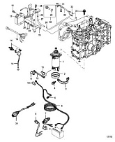 Стартер 4-Х ТАКТНОГО ПЛМ MERCURY 25 Серийный номер от 0R106999 и выше