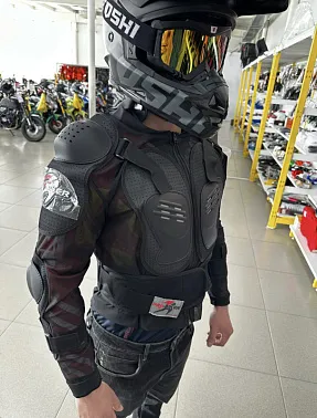 Мотозащита (черепаха с рукавами) Pro-Biker XD4-37 цв. Черный р. XXL